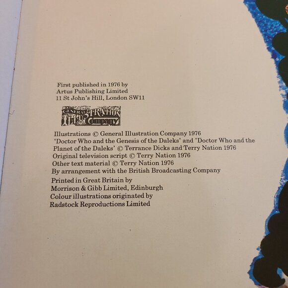 Rare Doctor Who and the Daleks Omnibus -1976 -edit Terry Nation - Picture 9 of 12